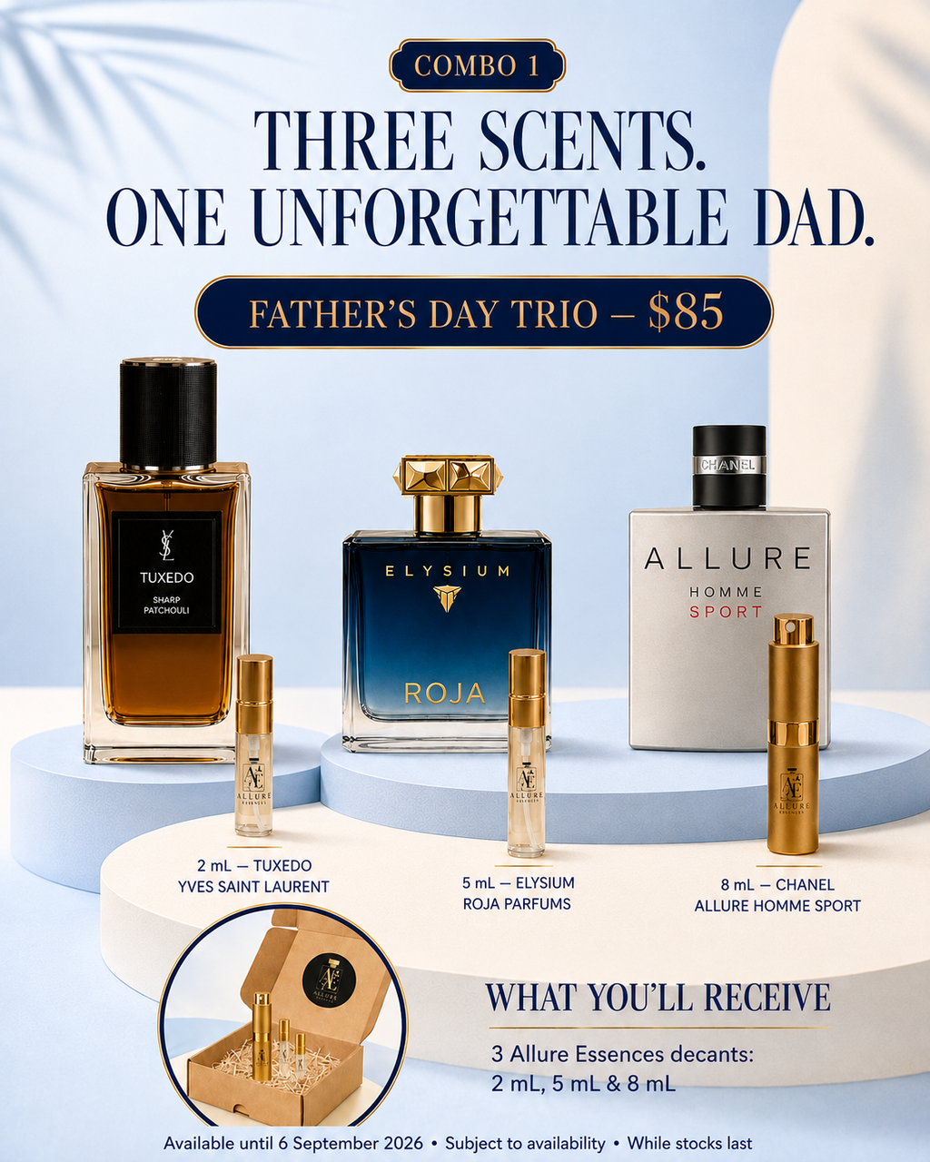 Father’s Day Fragrance Trio — Choose Your Combo