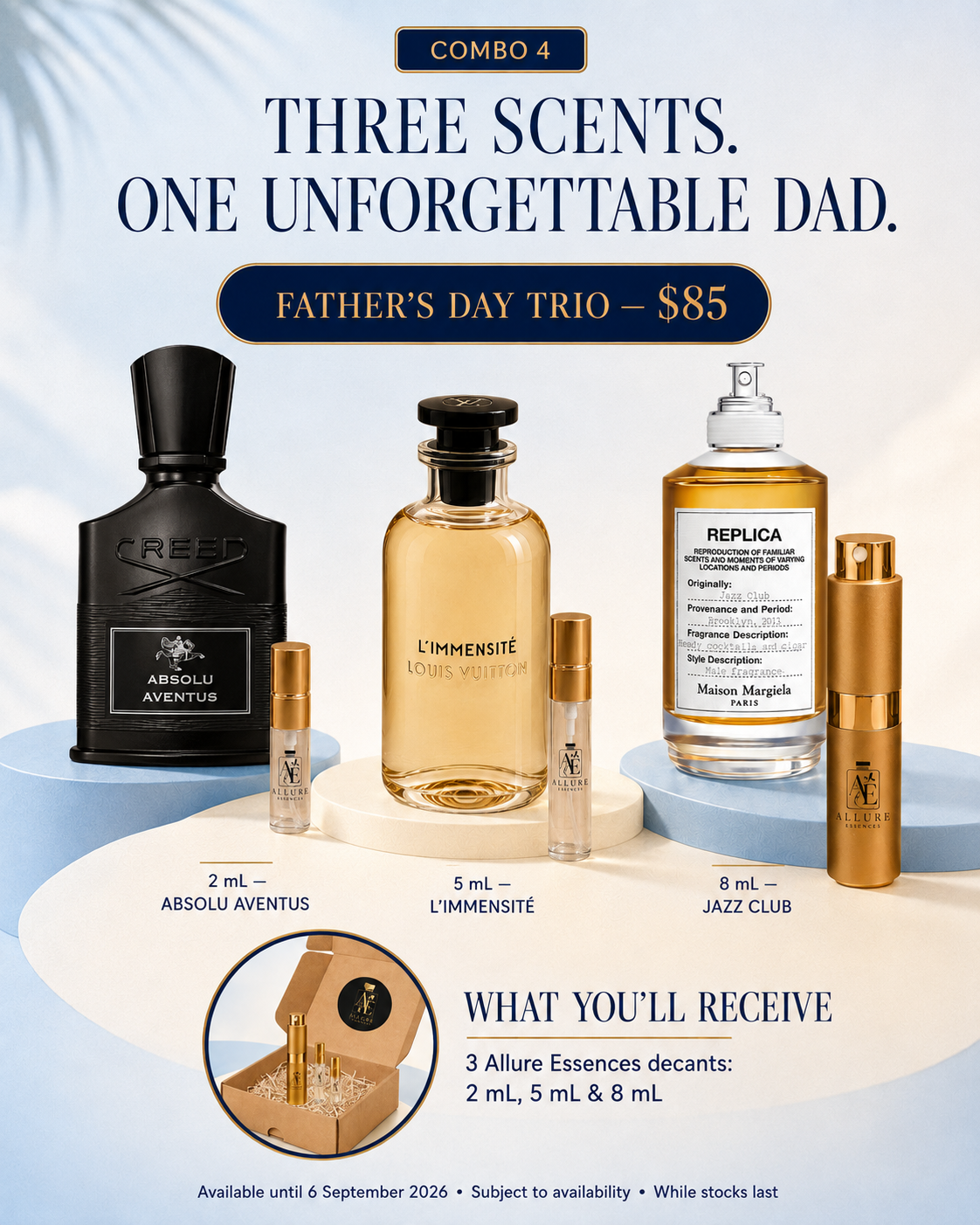 Father’s Day Fragrance Trio — Choose Your Combo