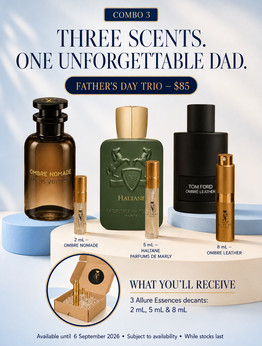 Father’s Day Fragrance Trio — Choose Your Combo